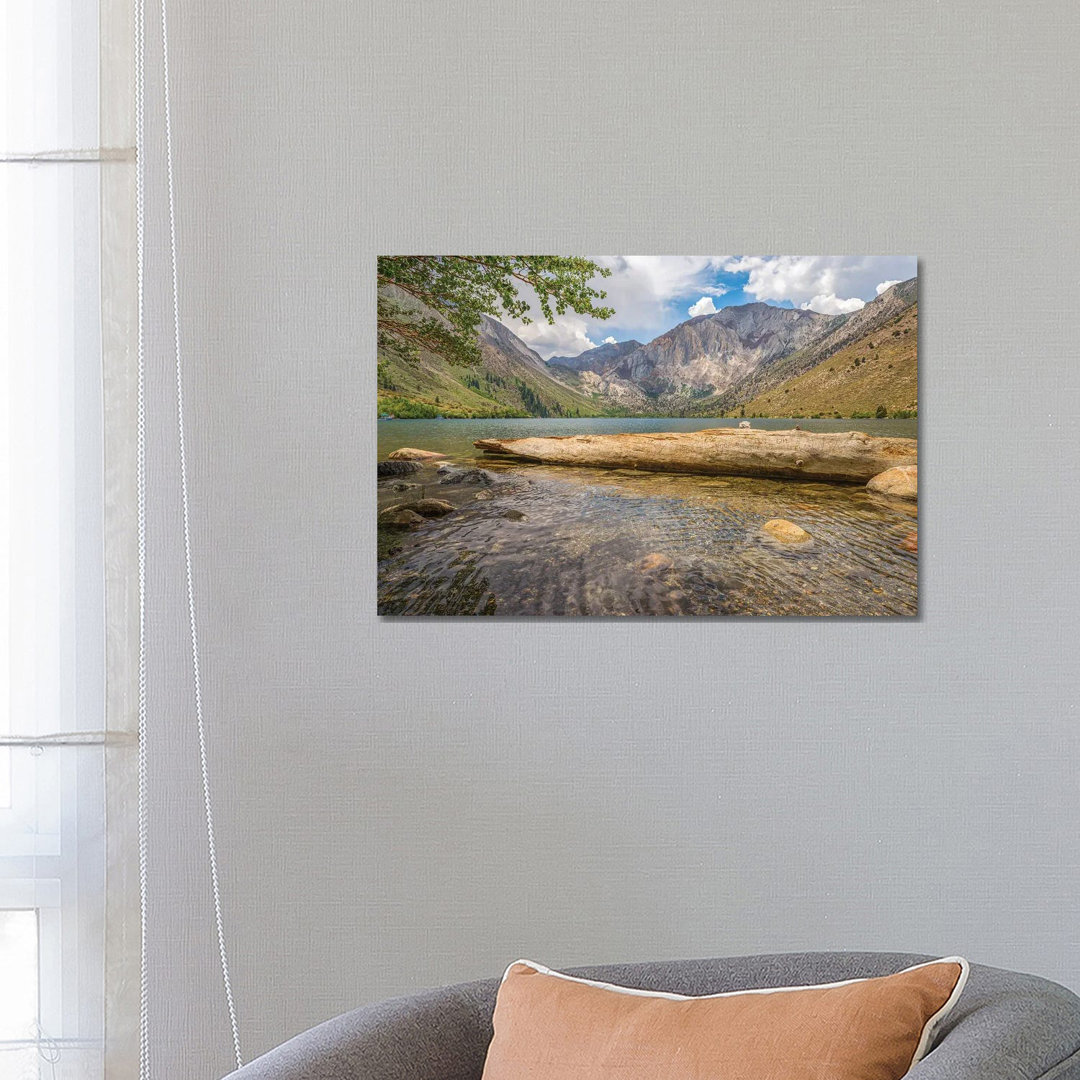 Gefallener Baum am Convict Lake von Joseph S. Giacalone - Galerie-verpackte Leinwand Giclée