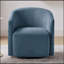 Fauteuil demi-tonneau bleu Ardena-266131067