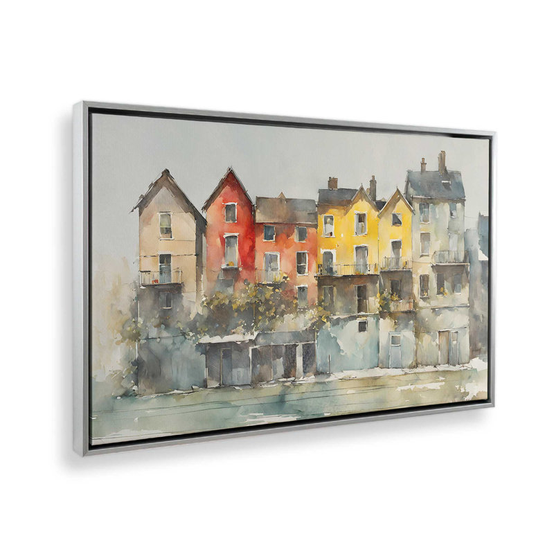 Riverfr, Impression encadrée sans passe-partout, H 24,75 po x l 36,75 po, Chrome poli