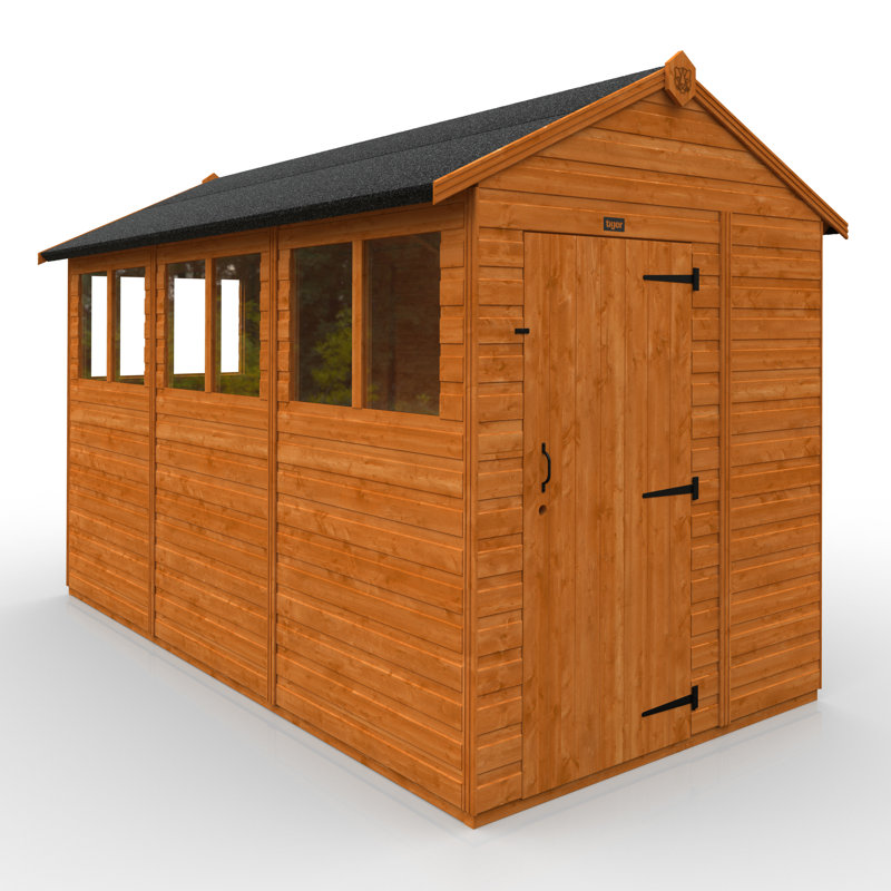 TigerFlex® Modular Buildings 6 ft. x 12 ft. Wooden Shiplap