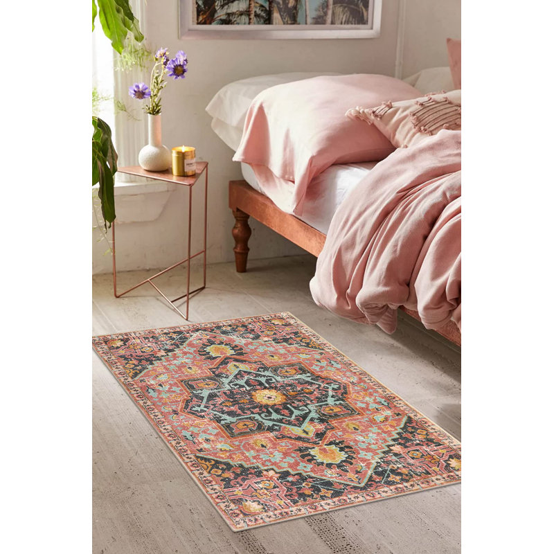  Tapis persan Odyssey - Accent texturé luxueux avec envers antidérapant, Rectangle 5 pi x 7 pi
