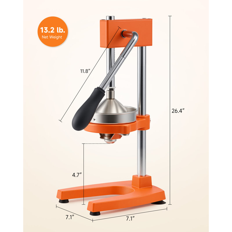 Manual Citrus Juicer, Orange