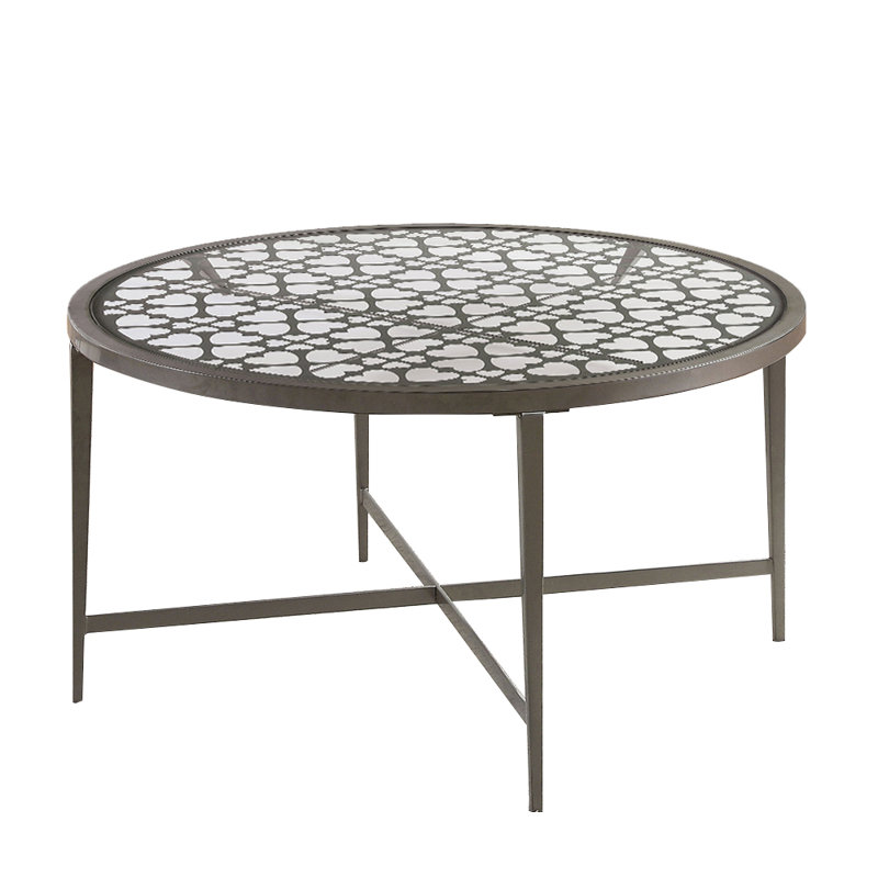 Table basse Olwen au fini blanc