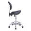 Chaise avec tabouret et dossier pivotant