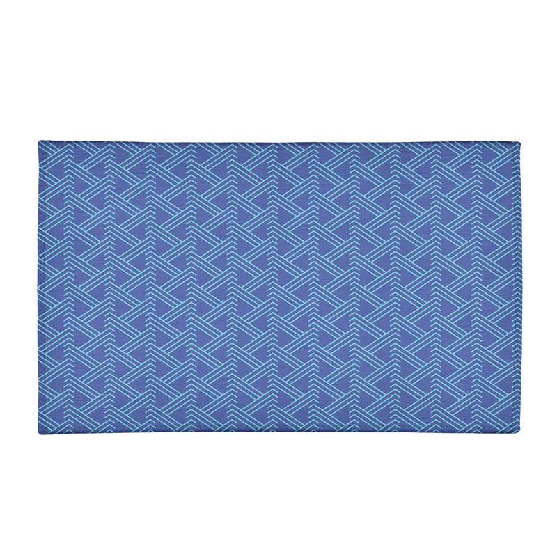 Chenille Geometric Indoor Rug, Rectangle 4' x 6'