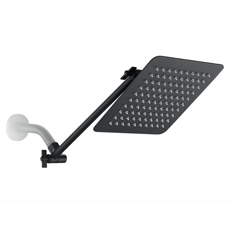 Rain Adjustable Shower Head 1.8 GPM, Matte Black