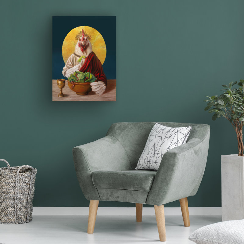 Art sur toile «Bachelor Lucia Heffernan Chickin Caesar», H 19 po x l 14 po