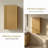 23" Tall Bathroom Wall Mounted Cabinet-667319109