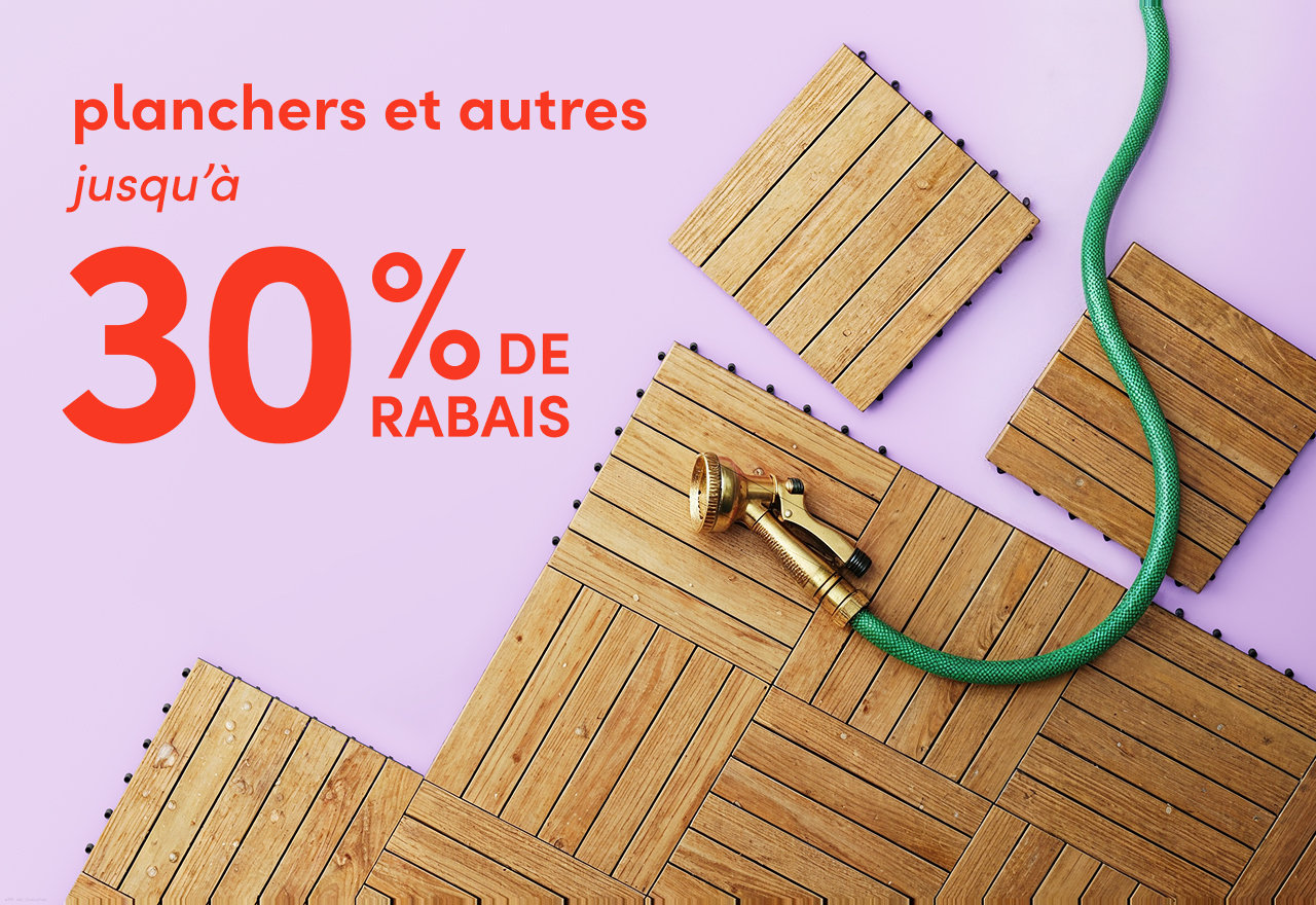 planchers et autres en solde