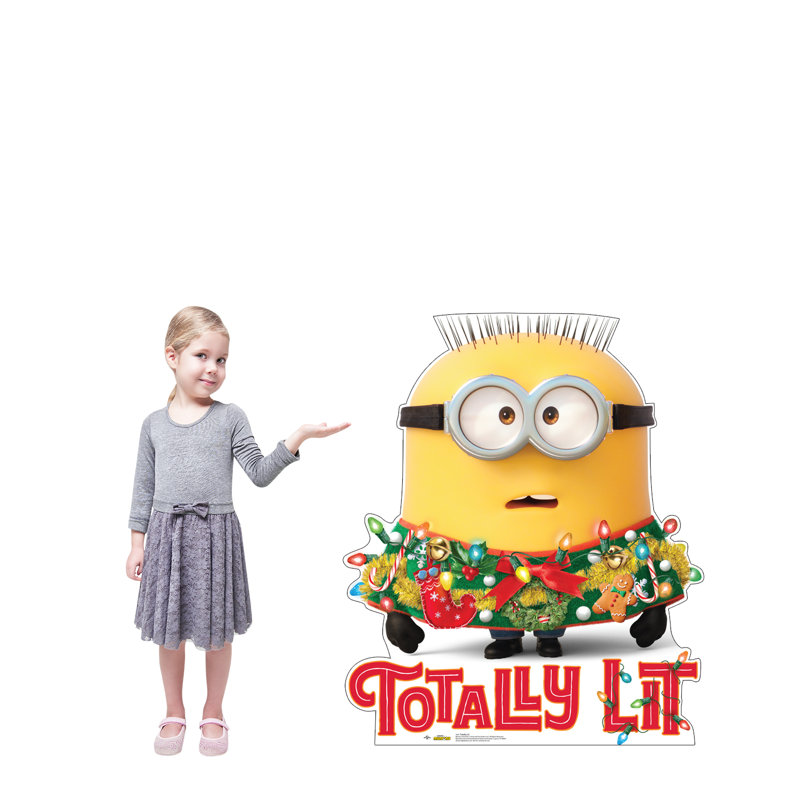 43 x 36 Inch Minions Totally Lit Cardboard Cutout