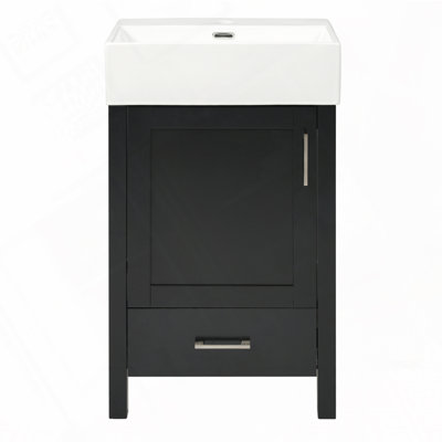 Bathroom Vanity with Ceramic Sink