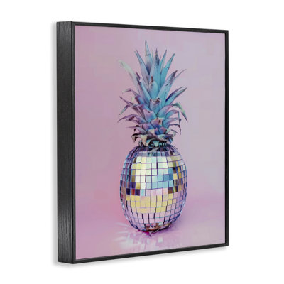 «Dazzling Disco Ball Pineapple», estampe numérique, design par Arlington Prints