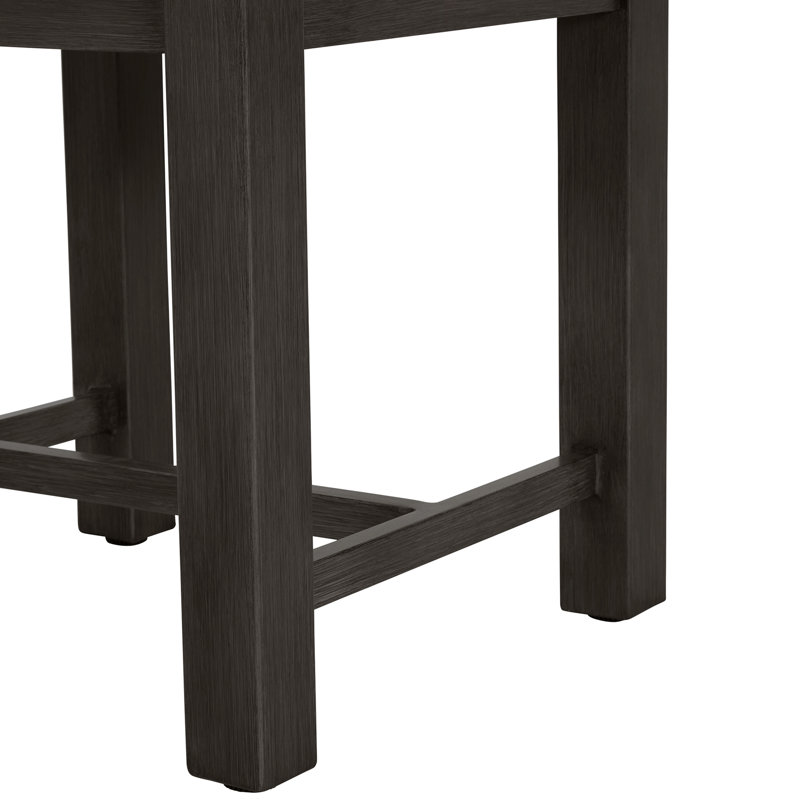 Club Aluminum Outdoor Side Table, Slate Gray
