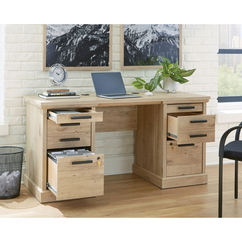 Adelane Executive Desk, 29.724" H x 59.055" W x 23.465" D