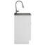 Beckham - Armoire à linge 24 po avec robinet et évier en acier inoxydable - blanc-1475667944