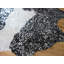 Black And White With Silver Metallic Cowhide Rug