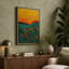 Golden Landscape Modern - Wrapped Canvas-1344076289-1344076315
