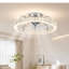 50cm Dimmable Crystal Ceiling Fan with LED Light and Remote Control and APP-451401822