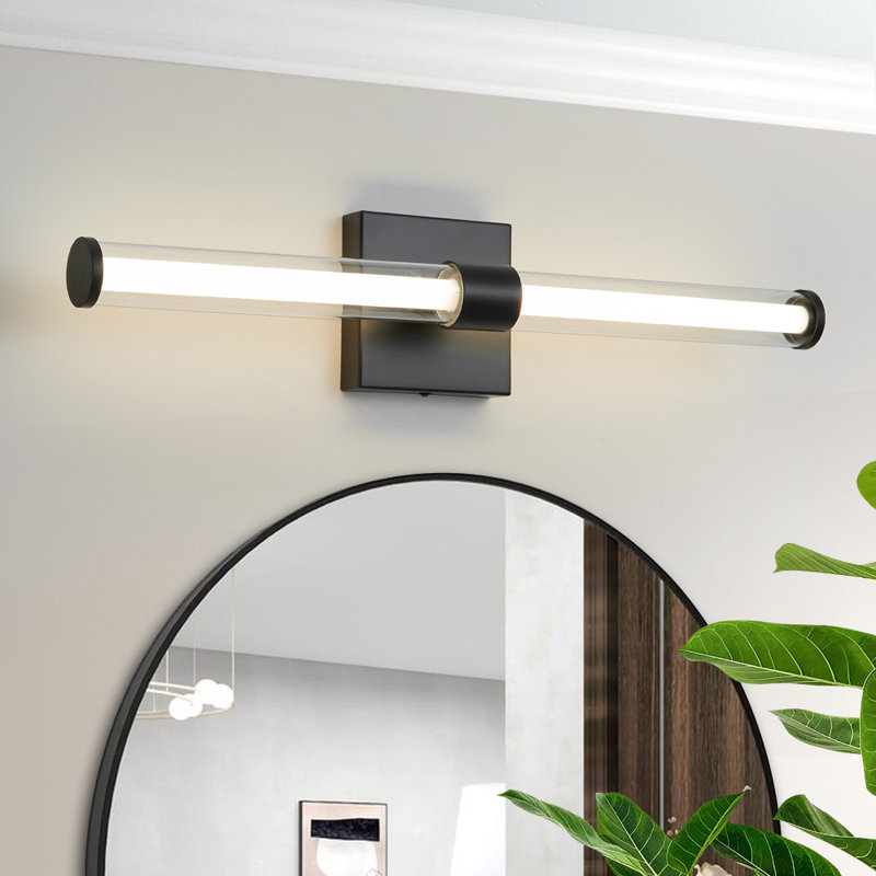 Éclairage pour meuble-lavabo à DEL Elonzo, Noir