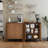 31.5" Solid Wood Veneer Accent Cabinet-123328746