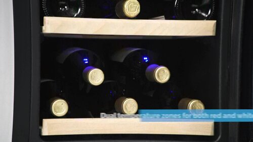 NewAir - 29-Bottle Wine Cooler - Stainless Steel