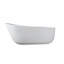 Baignoire de trempage autoportante 66,90 po x 31,50 po