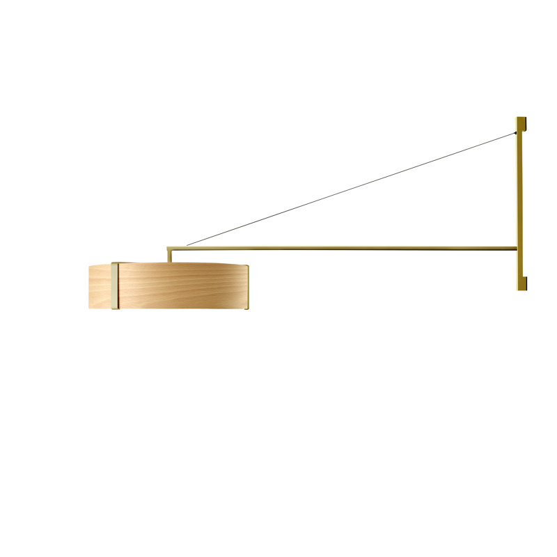 Thesis 1 - Light LED Swing Arm, Ivory White, 3000K, Matte Black