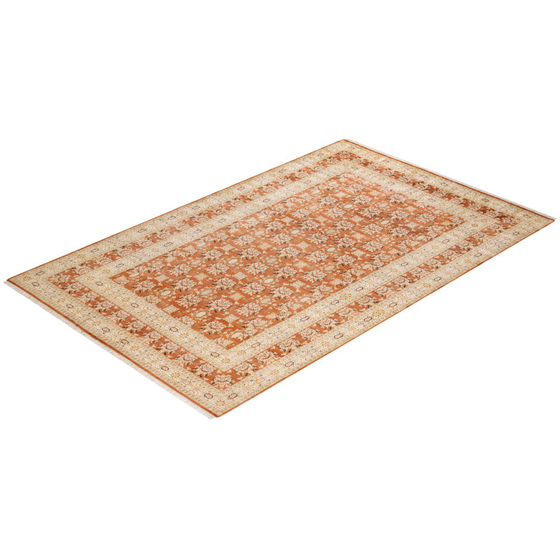 Classic One-of-a-Kind 6'1" x 9'6" Hand Knotted Area Rug