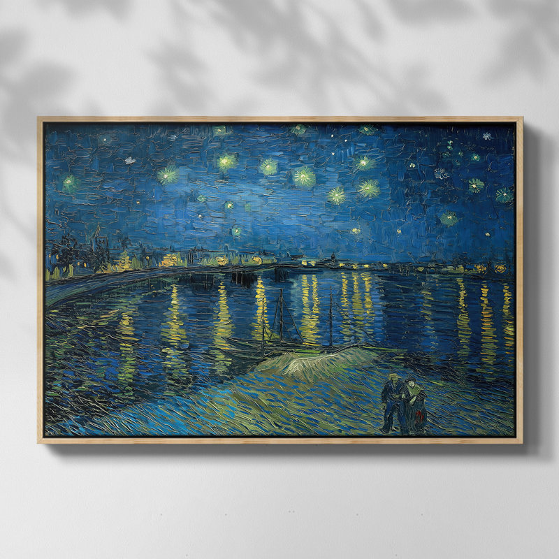 Square Saint-Pierre, Paris, 1887 - Vincent van Gogh, toile tendue avec châssis, 26 x 40, Noyer