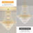 Jeyceon 34 - Light Iron Dimmable Chandelier