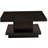 Cappuccino square coffee table