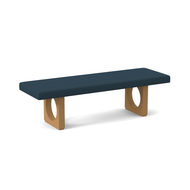 Void Upholstered Bench, Amber, Margaret Lagoon