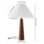 Lampe d'appoint en résine Erso