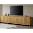 4-In-1 TV Stands With Doors, Entertainment Center With 12 Storage Compartments