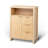 Free-Standing Cabinet Oak 3-Drawer 1-Door Bathroom Livingroom