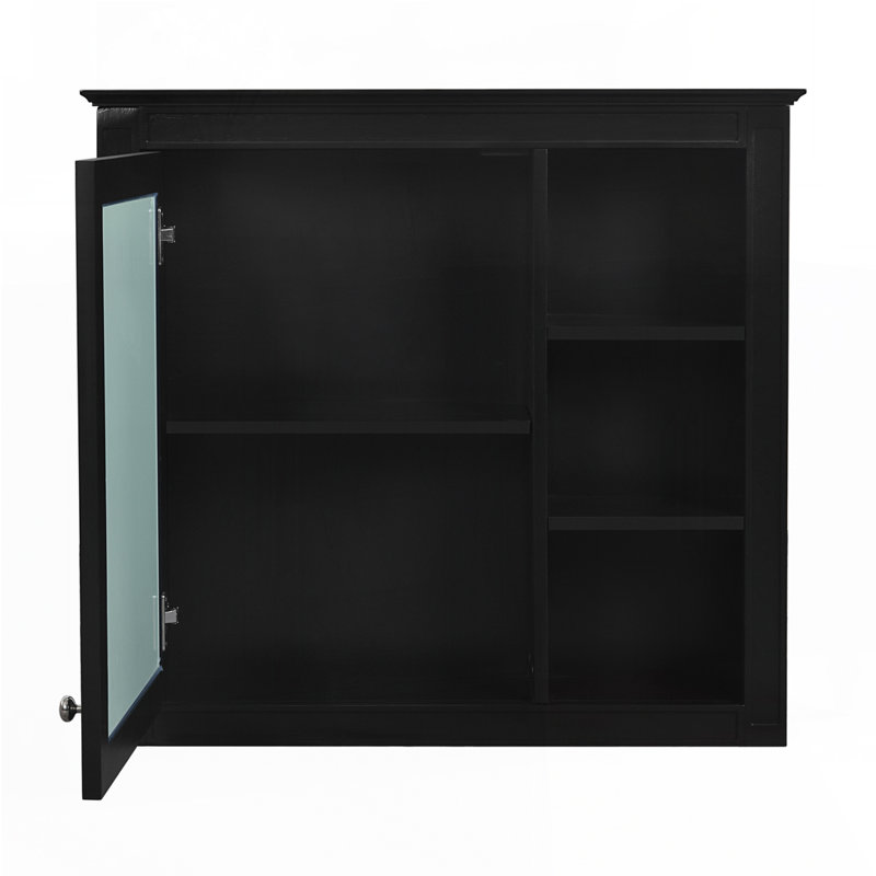 Meuble-lavabo de 30 po avec lavabo supérieur, Noir, noir, noir, noir