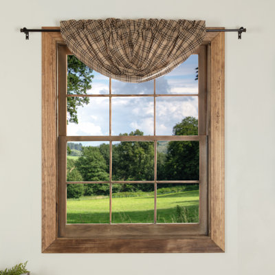 Sawyer Mill Cotton Plaid Balloon Window Valance
