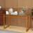 Layna Glass Top Metal Base Dining Table-1704695253