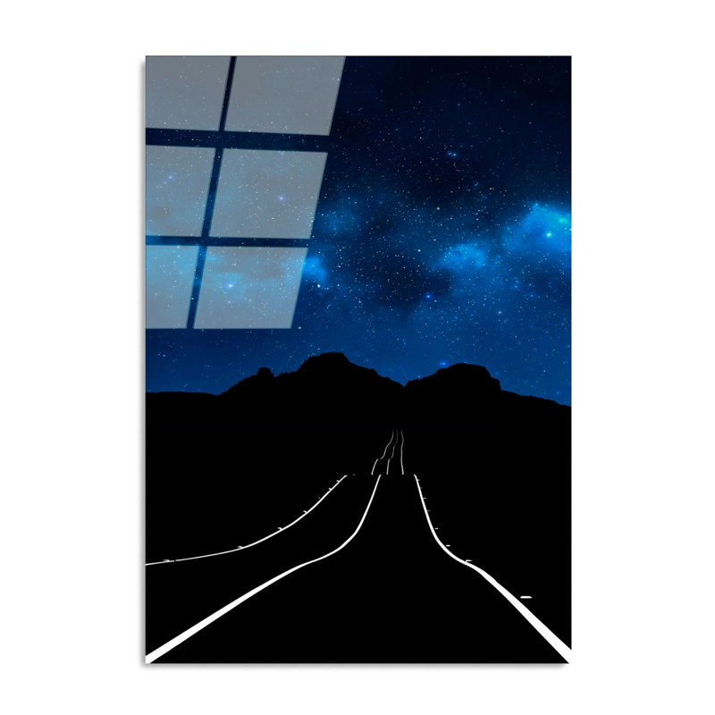 Superbe peinture murale en verre trempé 27,6 po x 39,4 po | 100% verre trempé, épaisseur: 0,16 pouce | Décoration élégante pour le salon ou le bureau, durable et facile à nettoyer, idée de cadeau parfaite