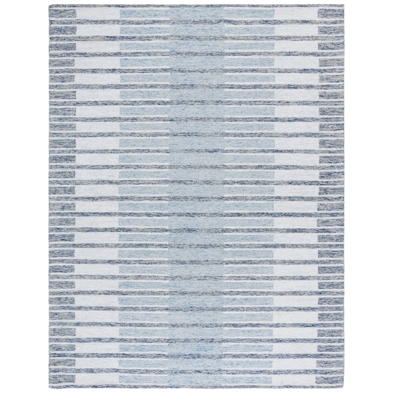 Tapis ivoire / bleu Ebony 812, Rectangle 8 pi x 10 pi