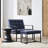 Buren Faux Leather Armchair with Ottoman-101040978