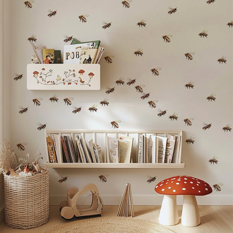 Retro Flowers And Plants Wall Decals