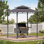 Pavillon de jardin d'extérieur 8 pi x 5 pi avec plateau ventilé à 2 niveaux