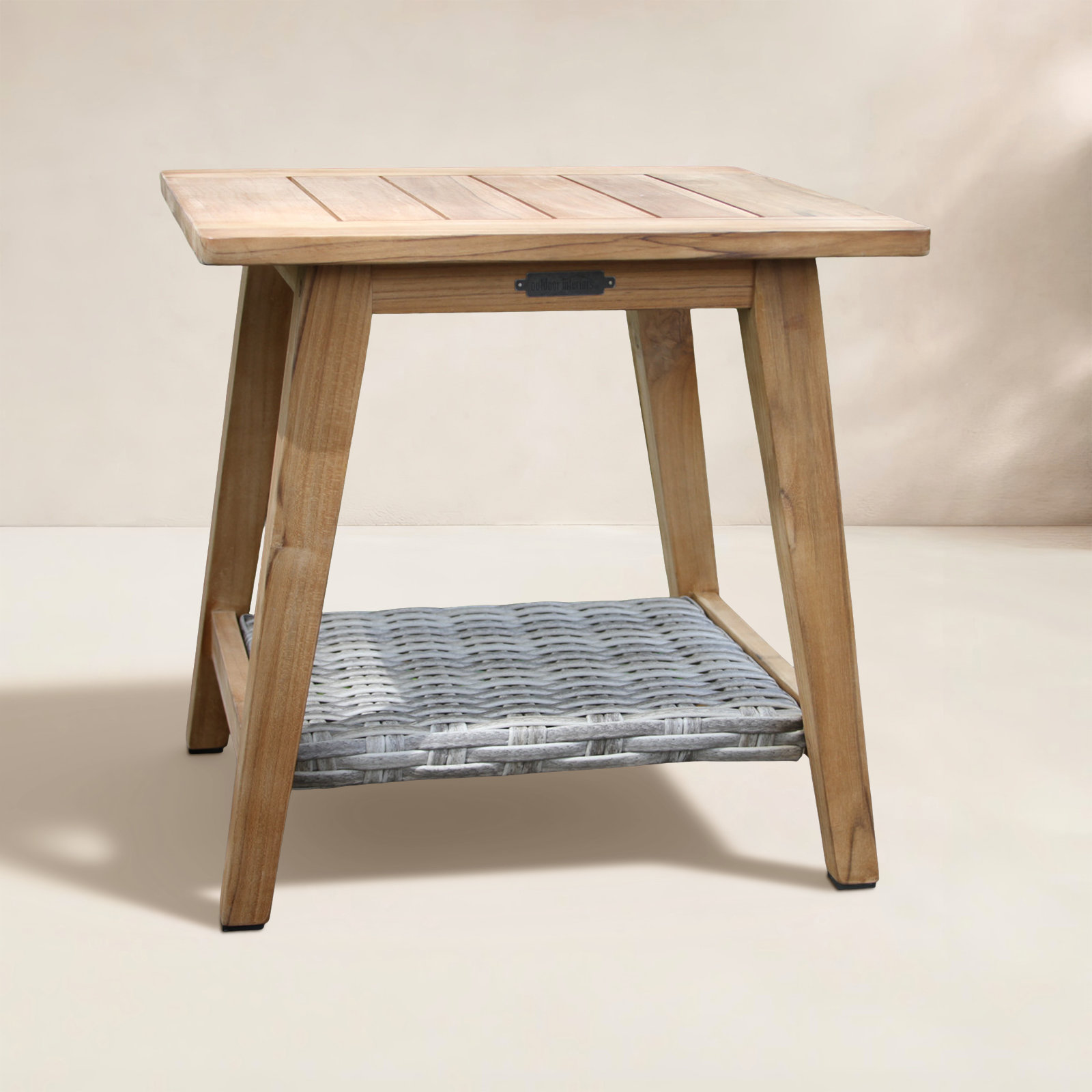 Genesis 20'' Teak Outdoor Side Table