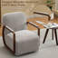 Fauteuil rembourré pivotant-391166074