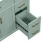 Meuble-lavabo moderne avec lavabo en céramique, armoire d'appoint avec portes à fermeture en douceur et 4 tiroirs-730114830