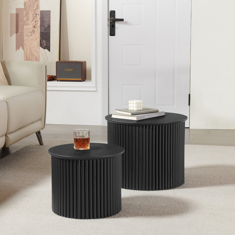 Nesting Coffee Table, Black