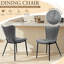 Cat Scratching Leather Dining Chair, Diamond Quilting, (set Of 2)-1134244401