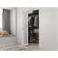 36 po X 80 po Porte pliante double en verre givré blanc MDF avec ensemble de quincaillerie et poignée de porte-130904449-130904451