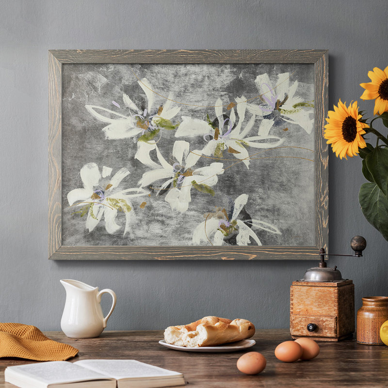 «Reading The Tea Leaves», reproduction sur toile, Gris, H 22 po x l 32 po x P 1,5 po